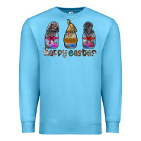 Ocean Blue Happy Easter Premium Sweatshirt - CowhideDigitalArt