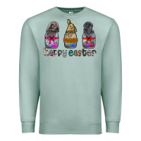 Seafoam Happy Easter Premium Sweatshirt - CowhideDigitalArt