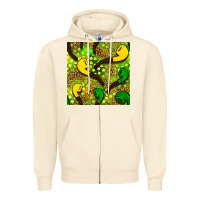 Sandshell St. Patrick's pipe pattern digital paper Zipper Hoodie - BundleAndBundleShop