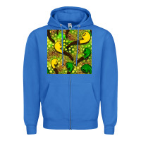 True Royal St. Patrick's pipe pattern digital paper Zipper Hoodie - BundleAndBundleShop