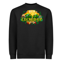 Black St. Patrick's Day American Football Heavyweight Sweatshirt - HowdyJamesFarm