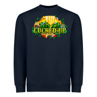 Navy St. Patrick's Day American Football Heavyweight Sweatshirt - HowdyJamesFarm
