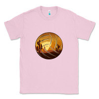 Bubblegum Pink Desert Cactus Sunset Volleyball Classic Tee - Bettercallsaul