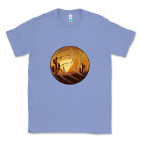 Colony Blue Desert Cactus Sunset Volleyball Classic Tee - Bettercallsaul
