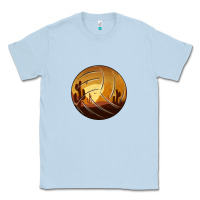 Dusty Blue Desert Cactus Sunset Volleyball Classic Tee - Bettercallsaul