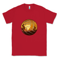 Red Desert Cactus Sunset Volleyball Classic Tee - Bettercallsaul