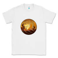 White Desert Cactus Sunset Volleyball Classic Tee - Bettercallsaul