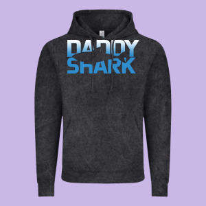 Daddy Shark Vintage Hoodie Designed By Bettercallsaul