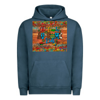 Pigment Midnight Navy i teach au some kids Urban Hoodie - Artiststas