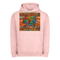 Pigment Salmon i teach au some kids Urban Hoodie - Artiststas