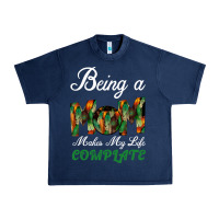 Navy Being A Mom Makes My Life Complete For dark Urban Heavy Tee - Bettercallsaul