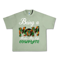 Oil Green Being A Mom Makes My Life Complete For dark Urban Heavy Tee - Bettercallsaul