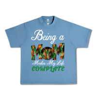 Pebble Blue Being A Mom Makes My Life Complete For dark Urban Heavy Tee - Bettercallsaul