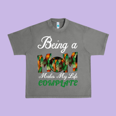 Being A Mom Makes My Life Complete For Dark Urban Heavy Tee Designed By Bettercallsaul