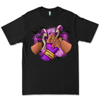 Black Halloween afro sneakers Premium Tee - RanaPortraitStore