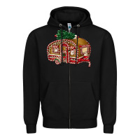 Black caravan gingerbread Zipper Hoodie - FaDigitalArtStudio