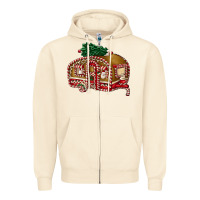 Sandshell caravan gingerbread Zipper Hoodie - FaDigitalArtStudio