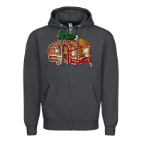 Smoke caravan gingerbread Zipper Hoodie - FaDigitalArtStudio