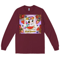 Burgundy sweet summer cute unicorn Long Sleeve Tee - TumblerDesignByShophia