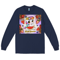 Navy sweet summer cute unicorn Long Sleeve Tee - TumblerDesignByShophia