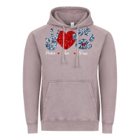 Vintage Zinc Peace Love Paws Vintage Hoodie - Bettercallsaul