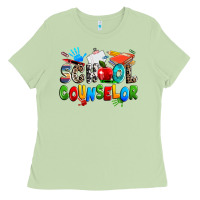 Matcha school counselor Ladies Tee - NancyCooperArtShop