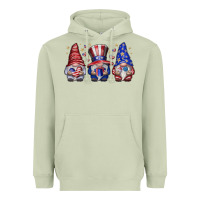 Matcha American Gnomes Heavyweight Hoodie - CowhideDigitalArt