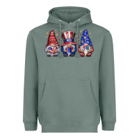 Sage American Gnomes Heavyweight Hoodie - CowhideDigitalArt