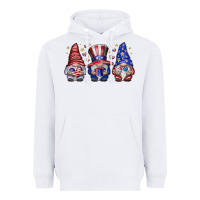 White American Gnomes Heavyweight Hoodie - CowhideDigitalArt