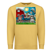 Antique Gold happy easter Premium Sweatshirt - CowhideDigitalArt
