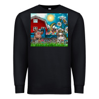 Black happy easter Premium Sweatshirt - CowhideDigitalArt