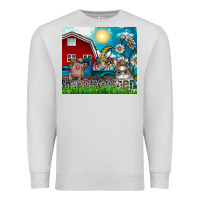 Dove Grey happy easter Premium Sweatshirt - CowhideDigitalArt