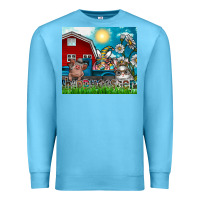 Ocean Blue happy easter Premium Sweatshirt - CowhideDigitalArt