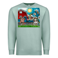Seafoam happy easter Premium Sweatshirt - CowhideDigitalArt