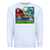 White happy easter Premium Sweatshirt - CowhideDigitalArt