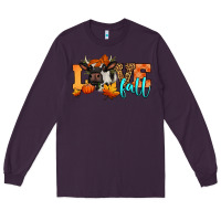 Plum love fall holstein cow Long Sleeve Tee - Jasminsmagicworld