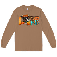 Toasted Coconut love fall holstein cow Long Sleeve Tee - Jasminsmagicworld