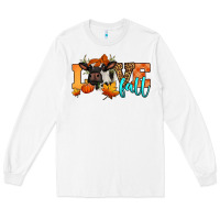 White love fall holstein cow Long Sleeve Tee - Jasminsmagicworld