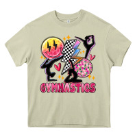 Mossy retro gymnastics Heavy Core Tee - MaliasSmallBusiness