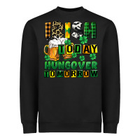 Black Irish today hungover tomorrow Heavyweight Sweatshirt - CowGirlArtShop