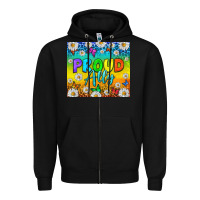 Black LGBTQ+ Proud Ally With Daisy Tumbler Zipper Hoodie - BundleAndBundleShop