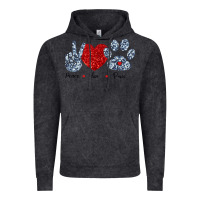 Vintage Black Peace Love Paws Vintage Hoodie - Bettercallsaul