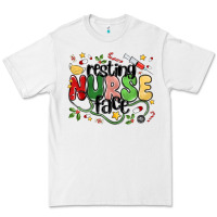 White resting nurse face Premium Tee - MaliasSmallBusiness