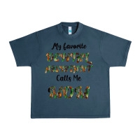 Midnight Navy My Favorite Dental Assistant Calls Me Mom Urban Heavy Tee - Bettercallsaul