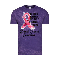 Cloud Purple in this family fights alone breast cancer awareness Vintage Tee - Bettercallsaul