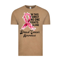 Vintage Coffee in this family fights alone breast cancer awareness Vintage Tee - Bettercallsaul