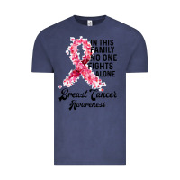 Vintage Denim in this family fights alone breast cancer awareness Vintage Tee - Bettercallsaul
