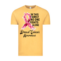 Vintage Mustard in this family fights alone breast cancer awareness Vintage Tee - Bettercallsaul