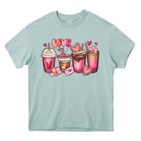 Arona valentines day coffee cups Heavy Core Tee - MaliasSmallBusiness