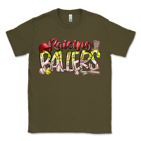 Army Green raising ballers Classic Tee - RacoonDesign